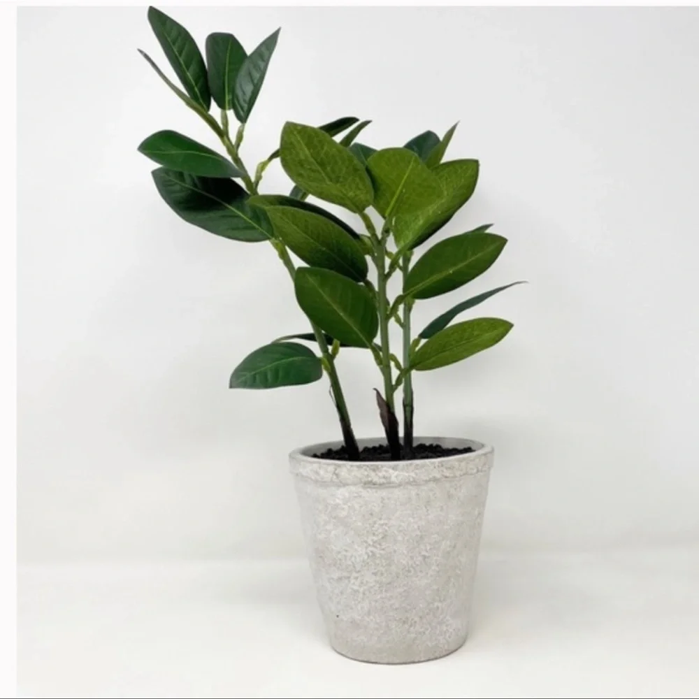 HEARTH & HAND NWT faux plant in pot  15”